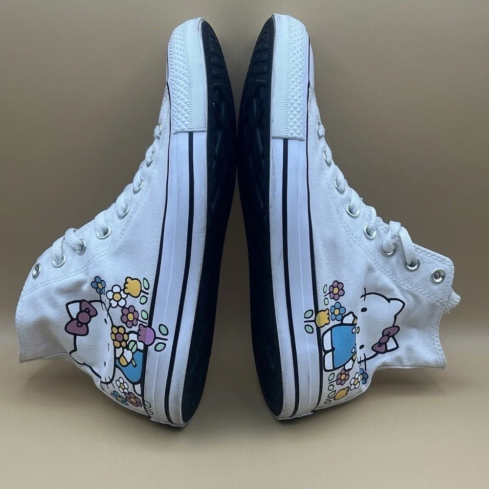 Converse All Star Chuck Taylor HELLO KITTY High Top - Women's Size 9.5 USED